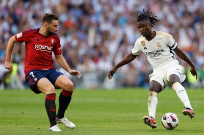 O camisa do Real Madrid soma os três pontos contra o Osasuna